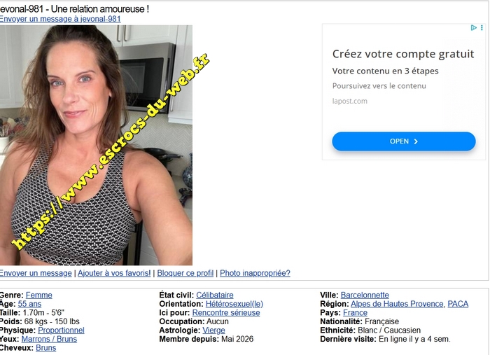 je contacte